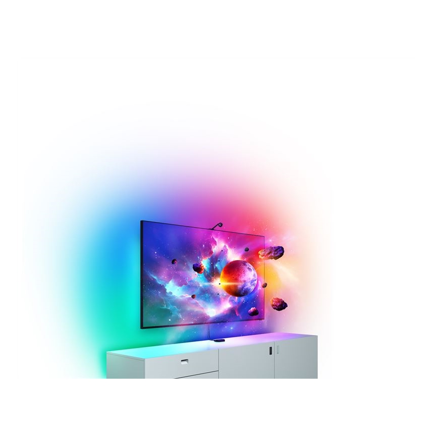 Nanoleaf - Conjunto para espelhamento de ecrã 4D + Lightstrips basic conjunto 5,2m 85''