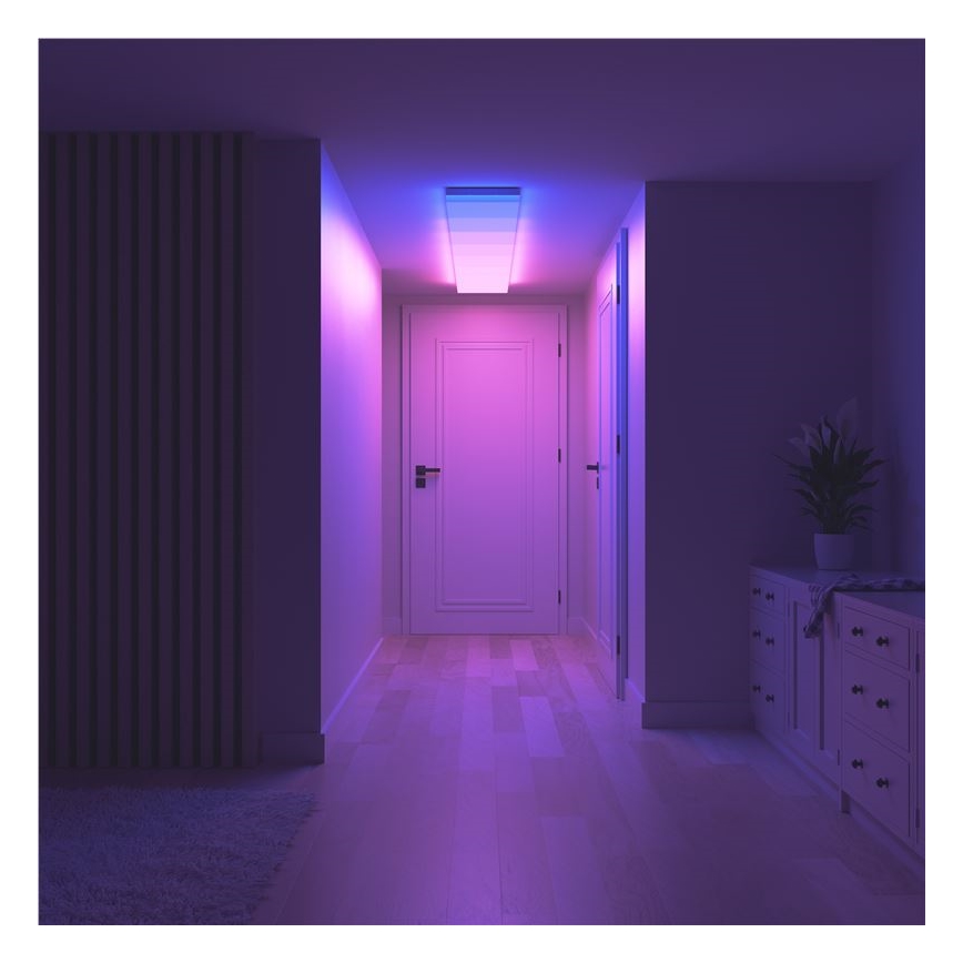 Nanoleaf - CONJUNTO 3x Iluminação de teto RGBW com regulação SKYLIGHT 1xLED/18W/230V + 2xLED/16W/230V 2700-6500K Wi-Fi