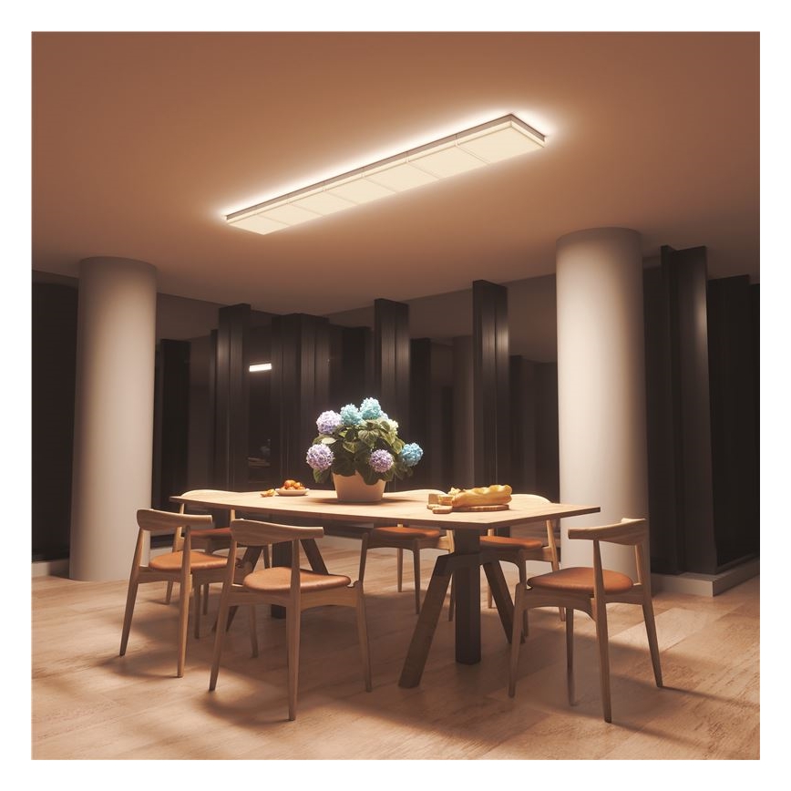 Nanoleaf - CONJUNTO 3x Iluminação de teto RGBW com regulação SKYLIGHT 1xLED/18W/230V + 2xLED/16W/230V 2700-6500K Wi-Fi