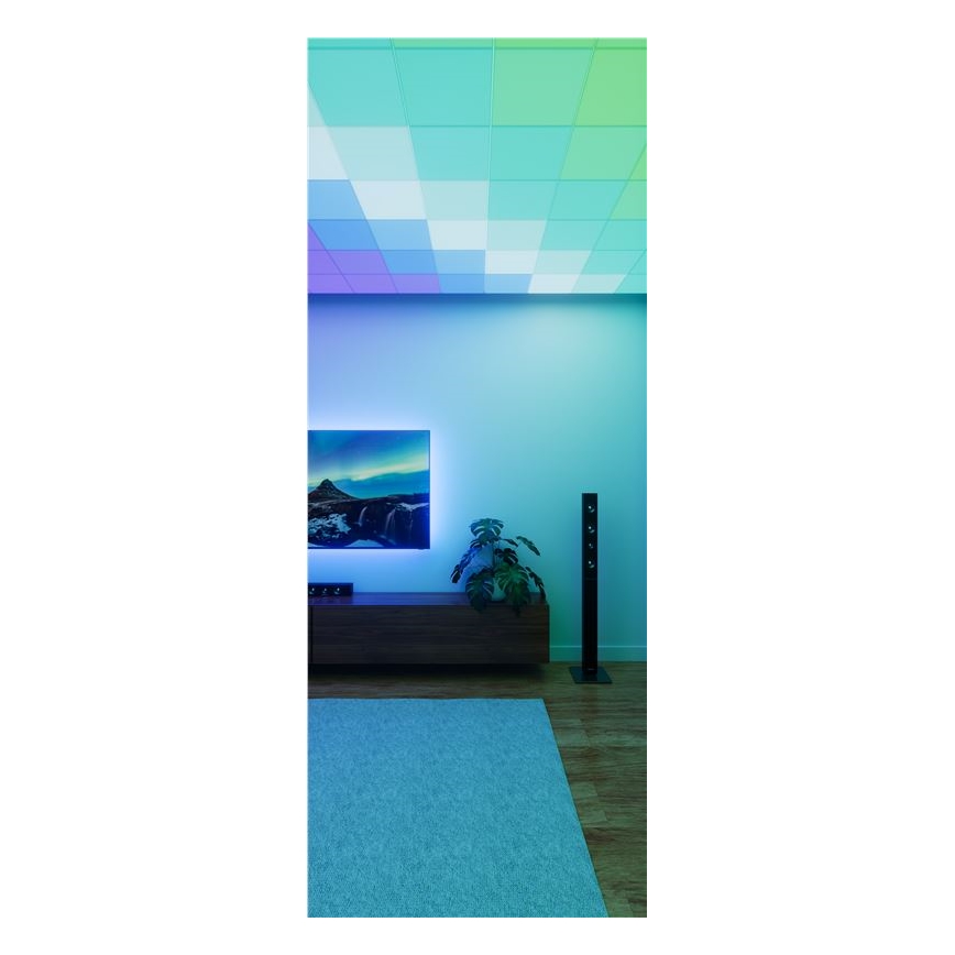 Nanoleaf - CONJUNTO 3x Iluminação de teto RGBW com regulação SKYLIGHT 1xLED/18W/230V + 2xLED/16W/230V 2700-6500K Wi-Fi