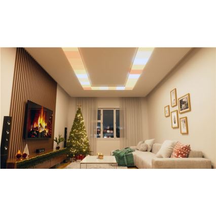 Nanoleaf - CONJUNTO 3x Iluminação de teto RGBW com regulação SKYLIGHT 1xLED/18W/230V + 2xLED/16W/230V 2700-6500K Wi-Fi