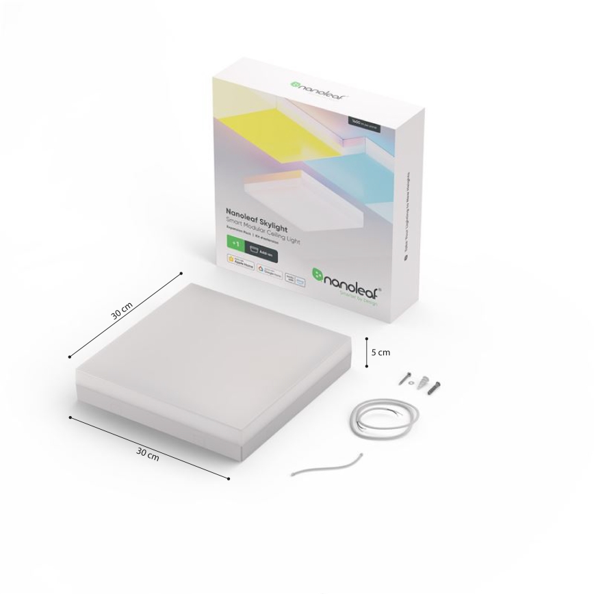 Nanoleaf - Conjunto de extensão LED RGBW Iluminação com regulação SKYLIGHT LED/16W/230V 2700-6500K Wi-Fi