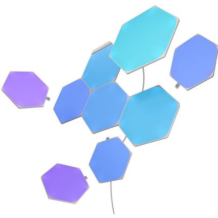 Nanoleaf - CONJUNTO 9x LED RGB Painel com regulação SHAPES HEXAGON LED/2W/230V 1200-6500K Wi-Fi
