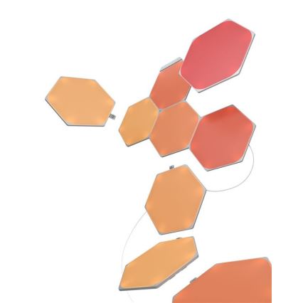 Nanoleaf - CONJUNTO 9x LED RGB Painel com regulação SHAPES HEXAGON LED/2W/230V 1200-6500K Wi-Fi