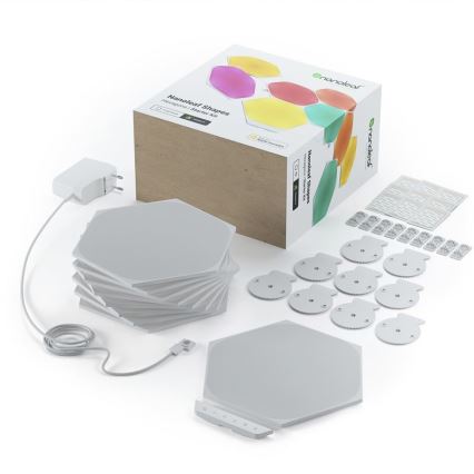 Nanoleaf - CONJUNTO 9x LED RGB Painel com regulação SHAPES HEXAGON LED/2W/230V 1200-6500K Wi-Fi
