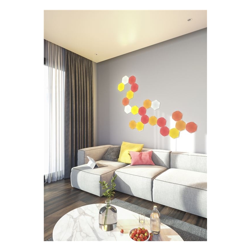 Nanoleaf - CONJUNTO 15x LED RGB Painel com regulação LED/2W/230V 1200-6500K Wi-Fi