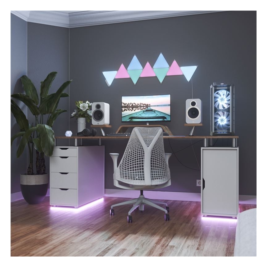 Nanoleaf - CONJUNTO 9x Painel LED RGB com regulação TRIÂNGULOS LED/1,5W Wi-Fi