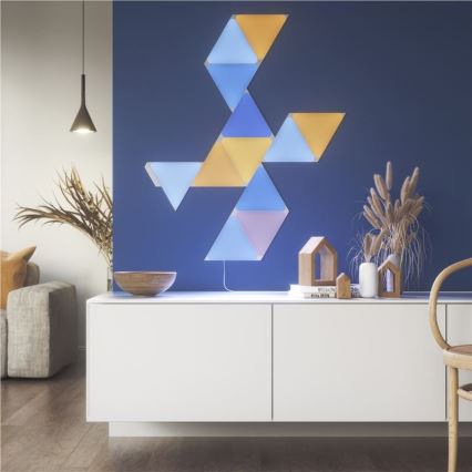 Nanoleaf - CONJUNTO 9x Painel LED RGB com regulação TRIÂNGULOS LED/1,5W Wi-Fi