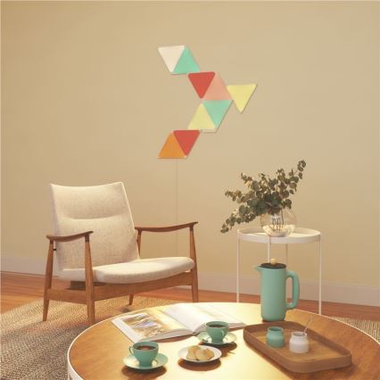 Nanoleaf - CONJUNTO 9x Painel LED RGB com regulação TRIÂNGULOS LED/1,5W Wi-Fi