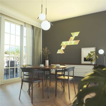 Nanoleaf - CONJUNTO 9x Painel LED RGB com regulação TRIÂNGULOS LED/1,5W Wi-Fi