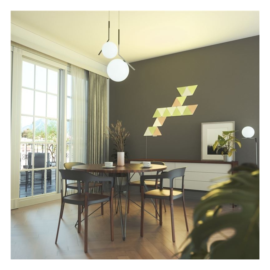 Nanoleaf - CONJUNTO 9x Painel LED RGB com regulação TRIÂNGULOS LED/1,5W Wi-Fi