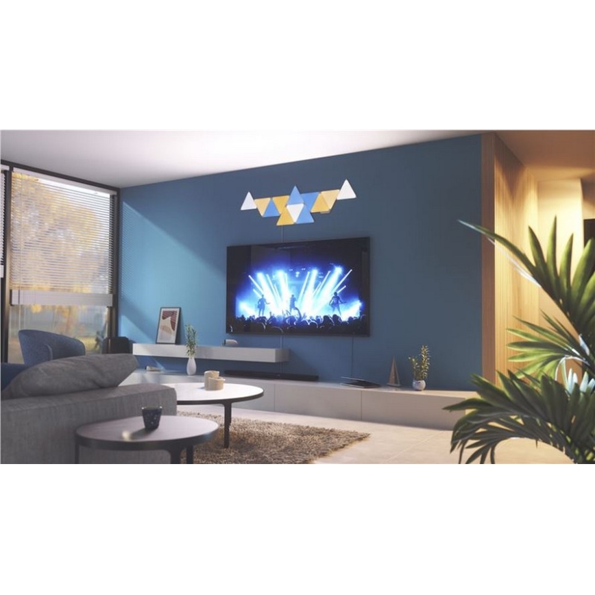 Nanoleaf - CONJUNTO 9x Painel LED RGB com regulação TRIÂNGULOS LED/1,5W Wi-Fi