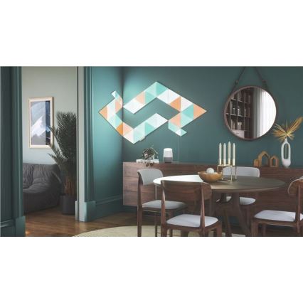 Nanoleaf - CONJUNTO 15x LED RGB Painel de escurecimento TRIÂNGULOS LED/1,5/230V Wi-Fi