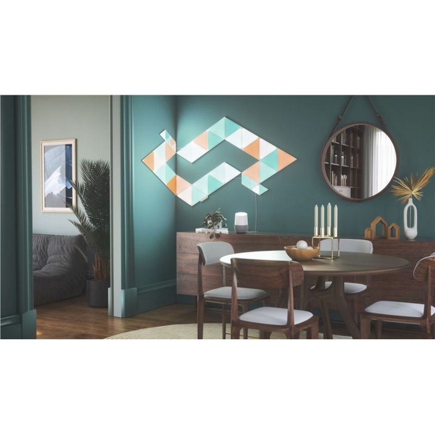 Nanoleaf - CONJUNTO 15x LED RGB Painel de escurecimento TRIÂNGULOS LED/1,5/230V Wi-Fi