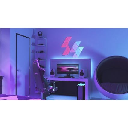 Nanoleaf - CONJUNTO 15x LED RGB Painel de escurecimento TRIÂNGULOS LED/1,5/230V Wi-Fi