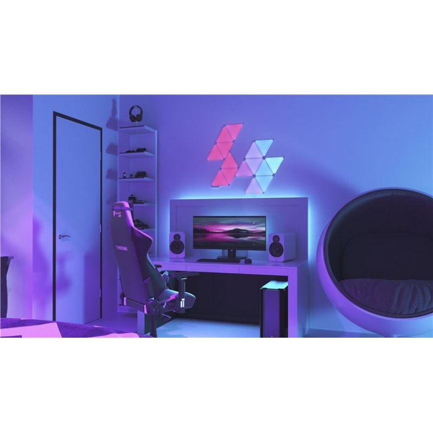 Nanoleaf - CONJUNTO 15x LED RGB Painel de escurecimento TRIÂNGULOS LED/1,5/230V Wi-Fi