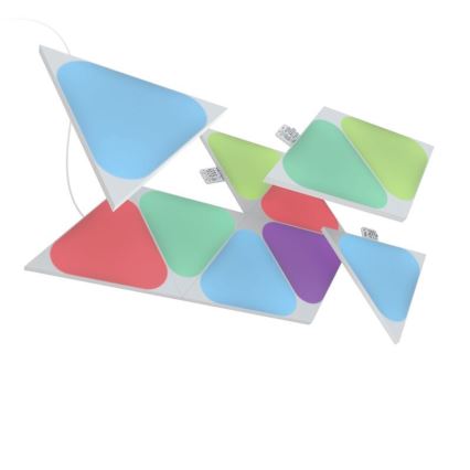 Nanoleaf NL48-1001TW-10PK - CONJUNTO 10x Painel regulável LED RGB TRIANGLES LED/0,5W/230V Wi-Fi