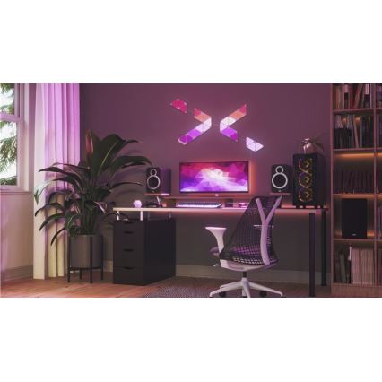 Nanoleaf NL48-1001TW-10PK - CONJUNTO 10x Painel regulável LED RGB TRIANGLES LED/0,5W/230V Wi-Fi
