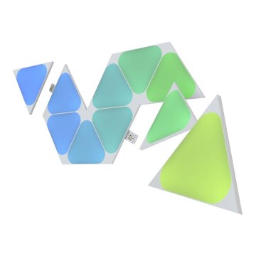 Nanoleaf NL48-1001TW-10PK - CONJUNTO 10x Painel regulável LED RGB TRIANGLES LED/0,5W/230V Wi-Fi