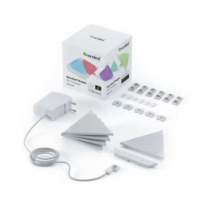 Nanoleaf - CONJUNTO 5x LED RGB Painel com regulação TRIANGLES LED/0,5W/230V 1200-6500K Wi-Fi