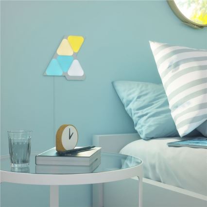 Nanoleaf - CONJUNTO 5x LED RGB Painel com regulação TRIANGLES LED/0,5W/230V 1200-6500K Wi-Fi