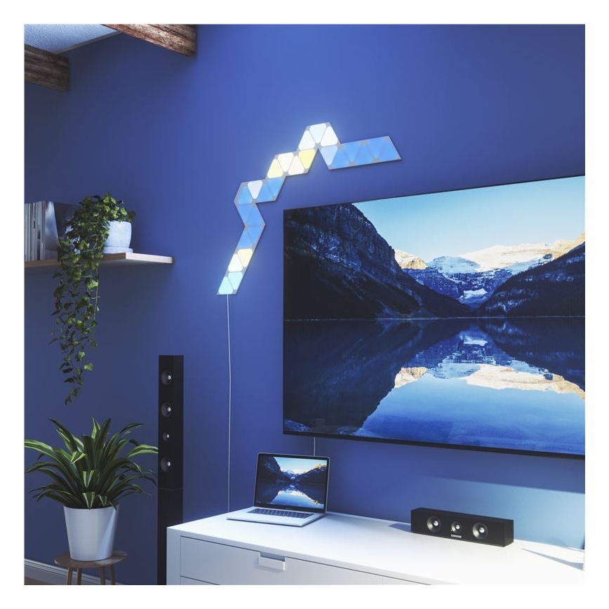 Nanoleaf - CONJUNTO 5x LED RGB Painel com regulação TRIANGLES LED/0,5W/230V 1200-6500K Wi-Fi