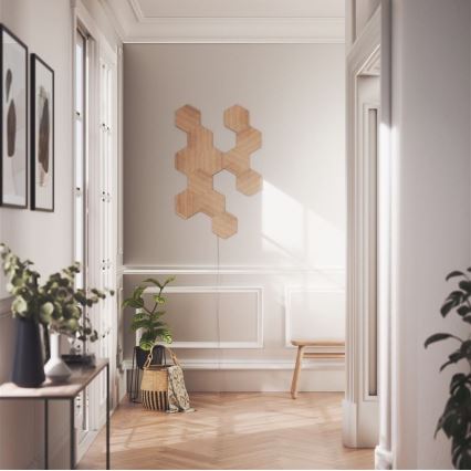 Nanoleaf - CONJUNTO 13x Painel LED com regulação HEXAGONS LED/2W/230V Wi-Fi
