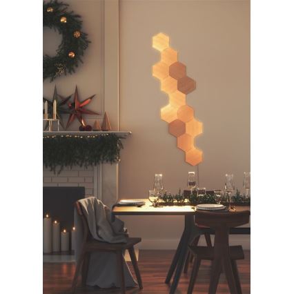 Nanoleaf - CONJUNTO 13x Painel LED com regulação HEXAGONS LED/2W/230V Wi-Fi
