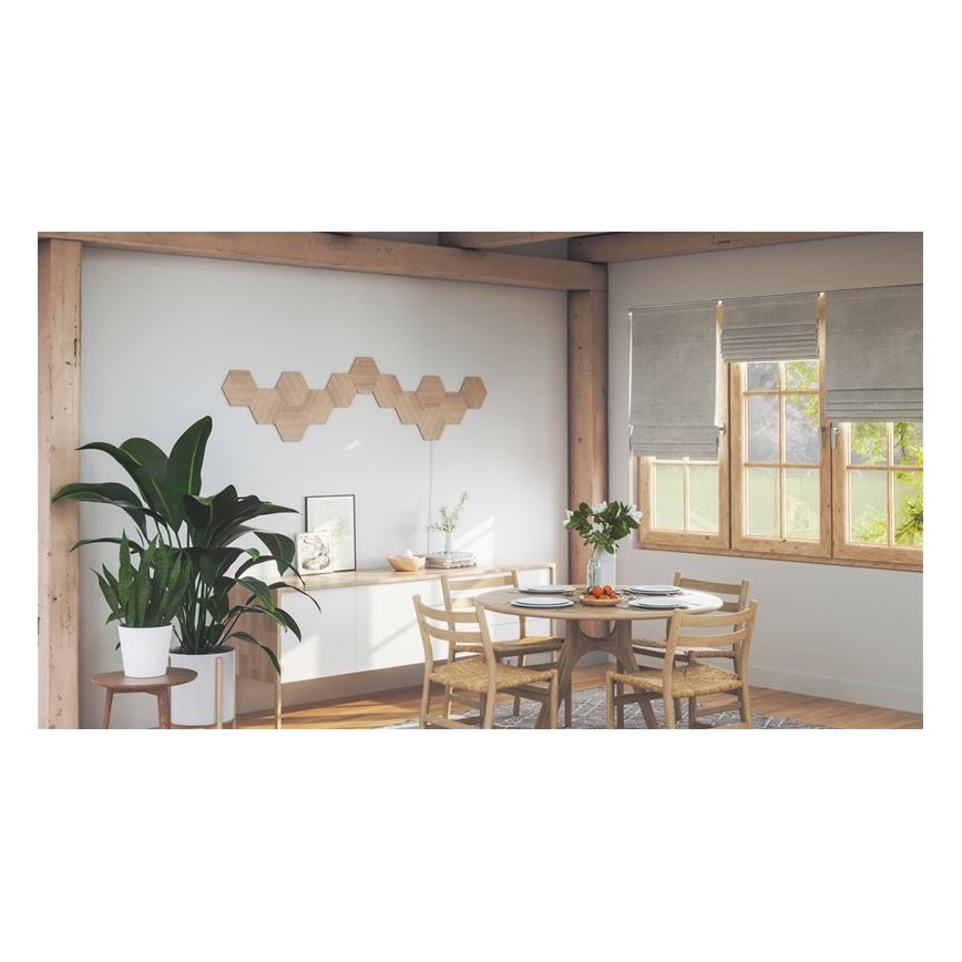 Nanoleaf - CONJUNTO 13x Painel LED com regulação HEXAGONS LED/2W/230V Wi-Fi