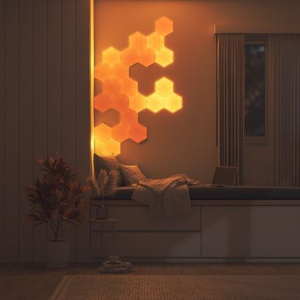 Nanoleaf - CONJUNTO 13x Painel LED com regulação HEXAGONS LED/2W/230V Wi-Fi
