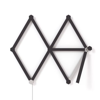 Nanoleaf - Conjunto de coberturas LINES 9 unid. preto mate