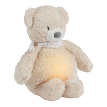 Nattou - Amigo aconchegante com melodia e iluminação SLEEPY BEAR 4em1 bege