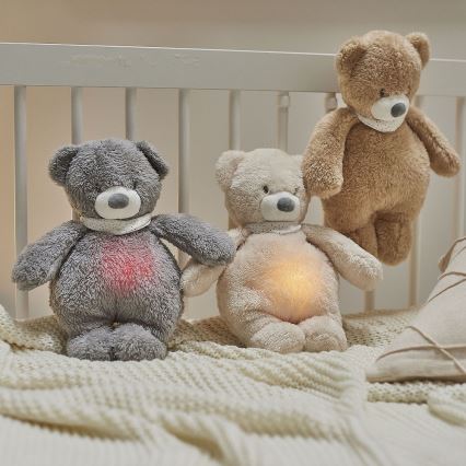Nattou - Amigo aconchegante com melodia e iluminação SLEEPY DOG 4em1