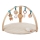 Nattou - Cobertor infantil para brincar com um arco de madeira MILA, ZOE & LANA