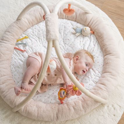 Nattou - Cobertor infantil para brincar com um arco MILA, ZOE & LANA bege