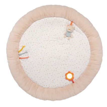 Nattou - Cobertor infantil para brincar com um arco MILA, ZOE & LANA bege