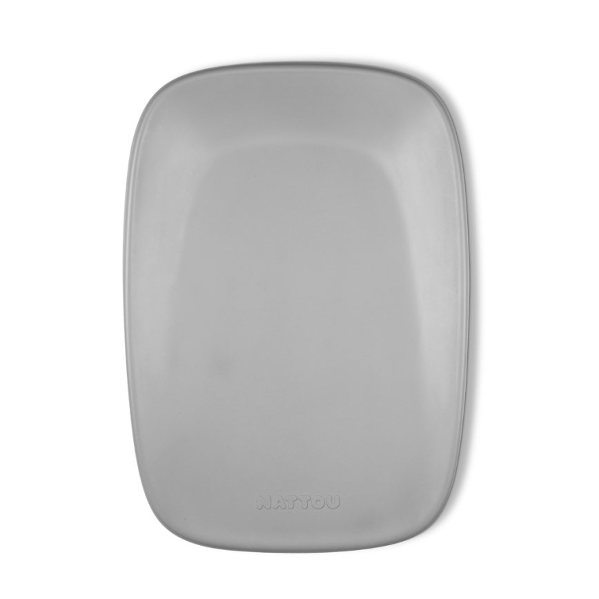 Nattou - Tapete para trocar de roupa SOFTY 50x70 cm cinzento