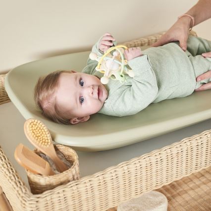 Nattou - Tapete para trocar de roupa SOFTY 50x70 cm verde
