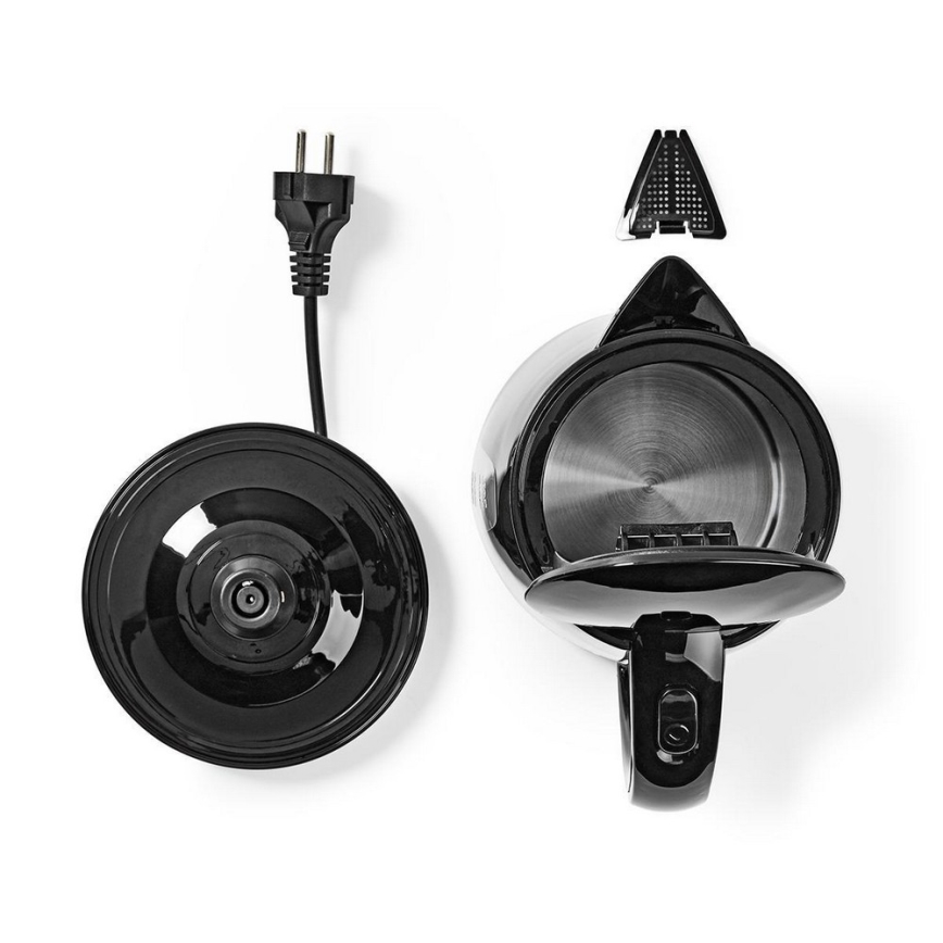 Chaleira 1,7 L 1850-2200W/230V preto