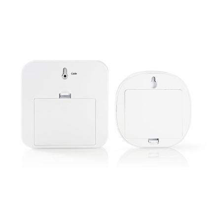 Alarme com sensor de movimento sem fios 6xAA branco