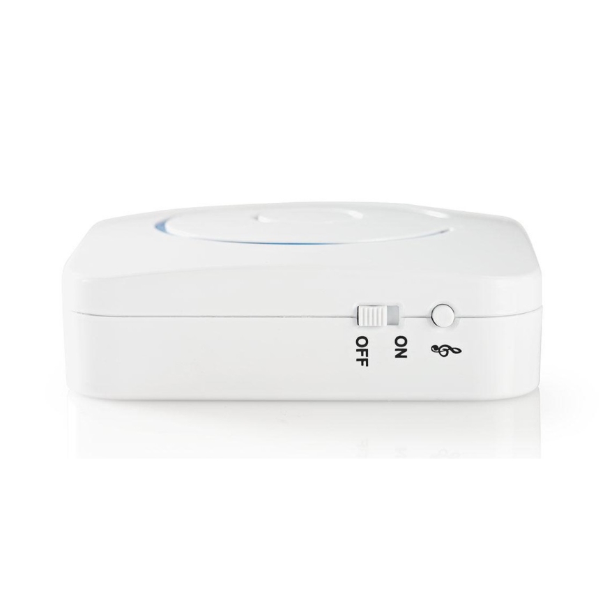 Alarme com sensor de movimento sem fios 6xAA branco