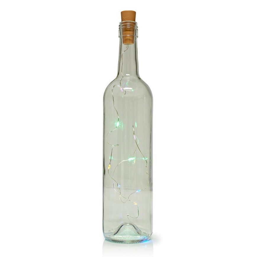 Corrente Decorativa LED com rolha 8xLED/3xLR44 IP44