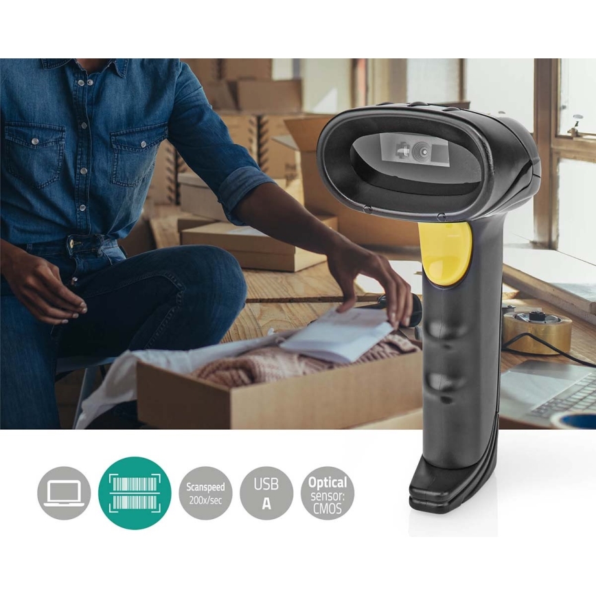 Leitor de código de barras laser 5V