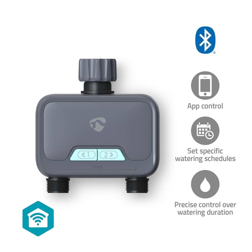 Regulador do fluxo da água 4xAA Wi-Fi Tuya IP54
