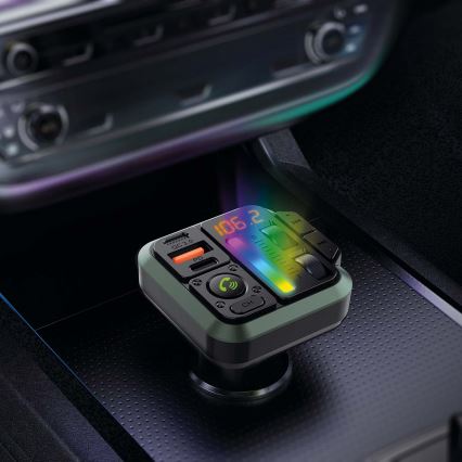 Transmissor FM para automóveis com função mãos-livres
