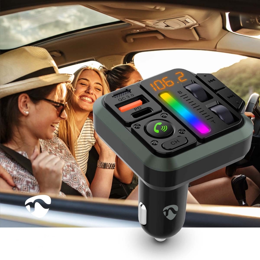 Transmissor FM para automóveis com função mãos-livres