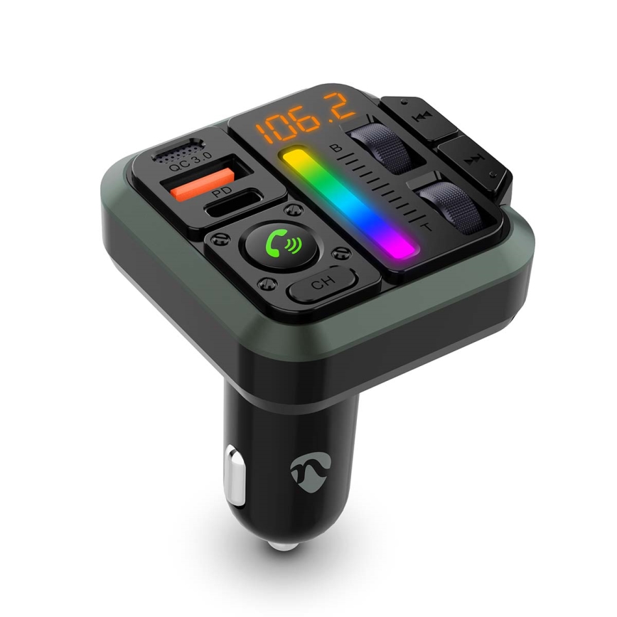 Transmissor FM para automóveis com função mãos-livres