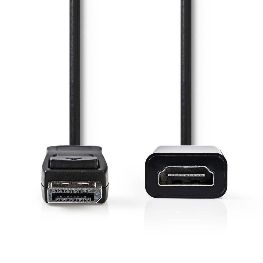 Cabo HDMI DisplayPort Plug - saída HDMI 0.2 m