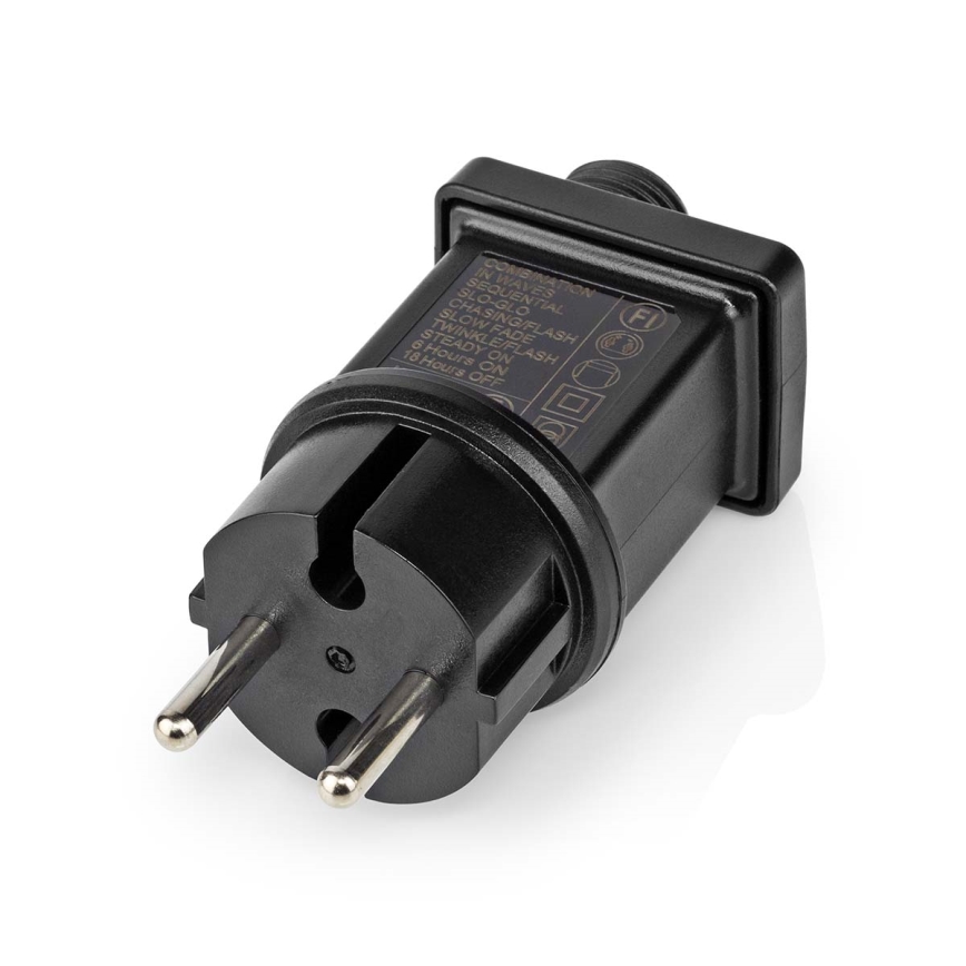 Corrente exterior de Natal LED 1512xLED/7 funções 14m IP44 branco quente