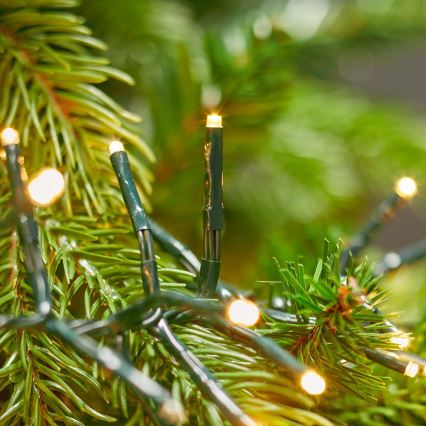 Corrente exterior de Natal LED 768xLED/7 funções 8,6m IP44 branco quente